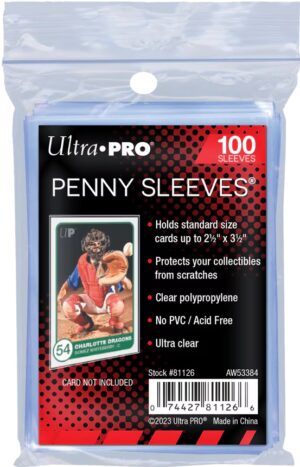 Ultra Pro - Penny sleeves - 100 sleeves - Standard Size