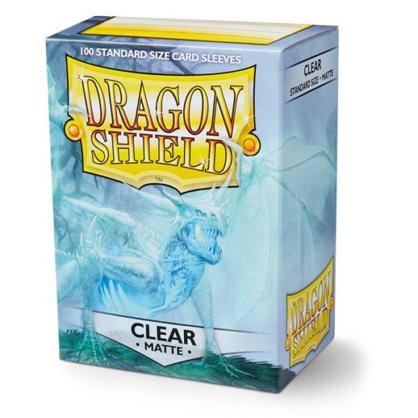 Dragon Shield – 100 protège-cartes standard Mat - Transparent – Image 3