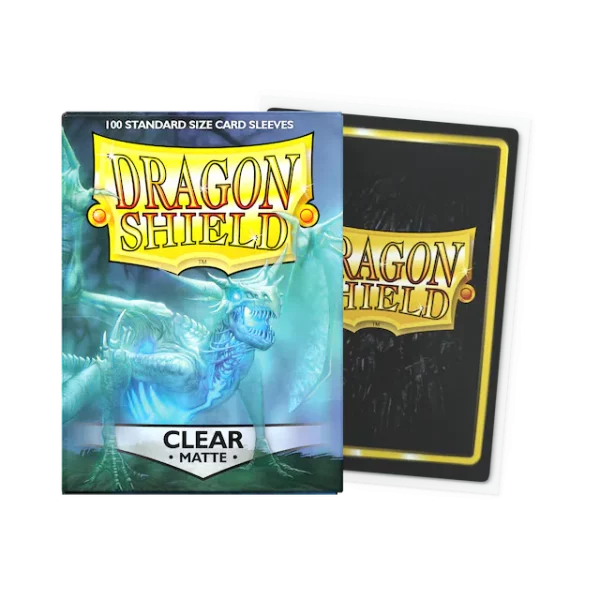 Dragon Shield – 100 protège-cartes standard Mat - Transparent