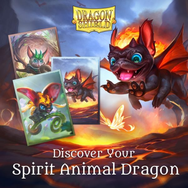 Dragon Shield - 100 protège-cartes Standard Art Dual Mat - Spirit Animal Dragons