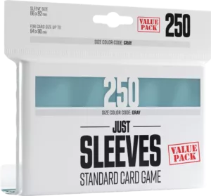 Gamegenic - 250 Just Sleeves - Value Pack Clear