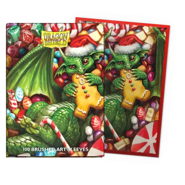 Dragon Shield - Brushed Art Sleeves - Christmas 2024 - Standard Size – Image 2