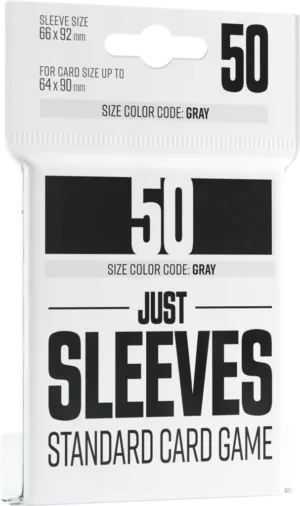 Gamegenic – 50 Just Sleeves – Standard Size