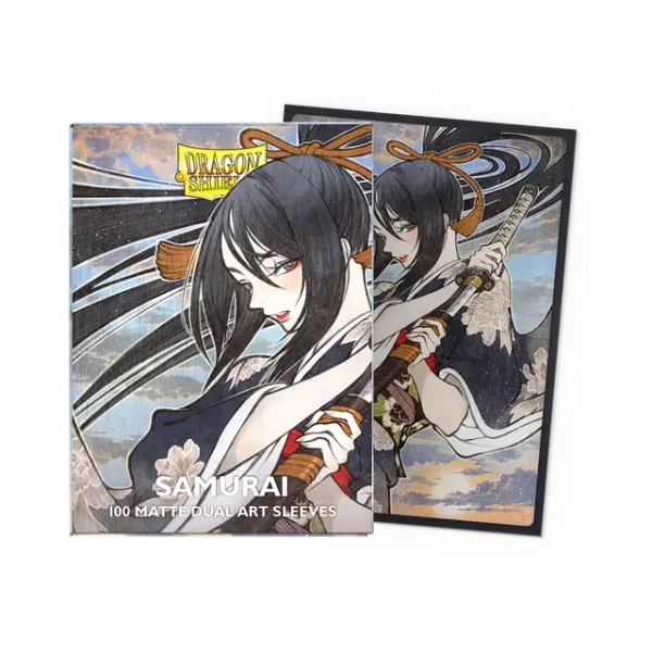 Dragon Shield – Matte Dual Art Sleeves – Samurai – Standard Size