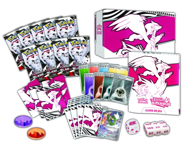 Pokémon : Coffret Dresseur d’élite Écarlate et Violet – EV 10.5 Foudre Noire et Flamme Blanche – Image 5