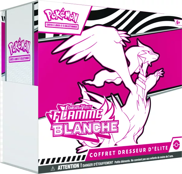 Pokémon : Coffret Dresseur d’élite Écarlate et Violet – EV 10.5 Foudre Noire et Flamme Blanche – Image 4