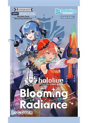 hololive – hBP01e Blooming Radiance – Boîte de 12 boosters