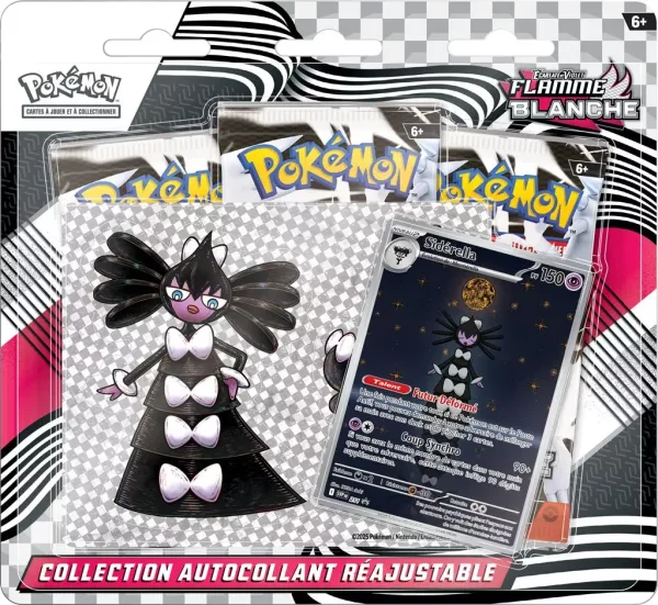 Écarlate et Violet - Collection Autocollant Réajustable EV 10.5 Flamme Blanche