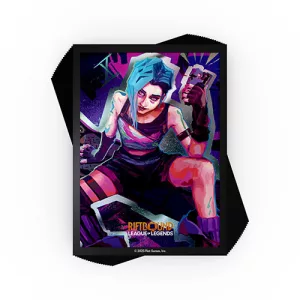 Riftbound: League of Legends TCG - Origins – Art Sleeves 100 Pack - Jinx