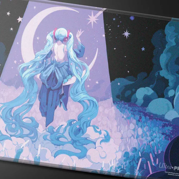 Ultra Pro - Hatsune Miku - Secret Lair - Stitched Edge Playmat for Magic: The Gathering - (Spring) Inspiring Vantage – Image 3