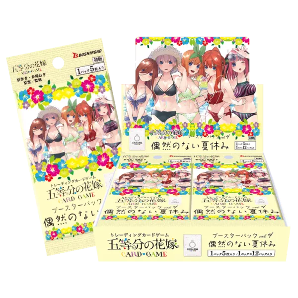 The Quintessential Quintuplets CG - BP04 Guuzen no nai Natsuyasumi - Boîte de 12 Boosters