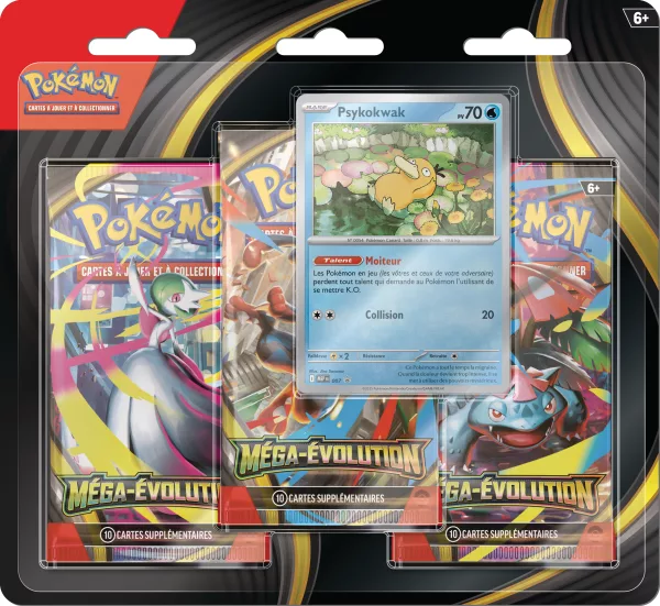 Pokémon – ME01 Méga-Évolution – Pack Blister de 3 Boosters – Image 3