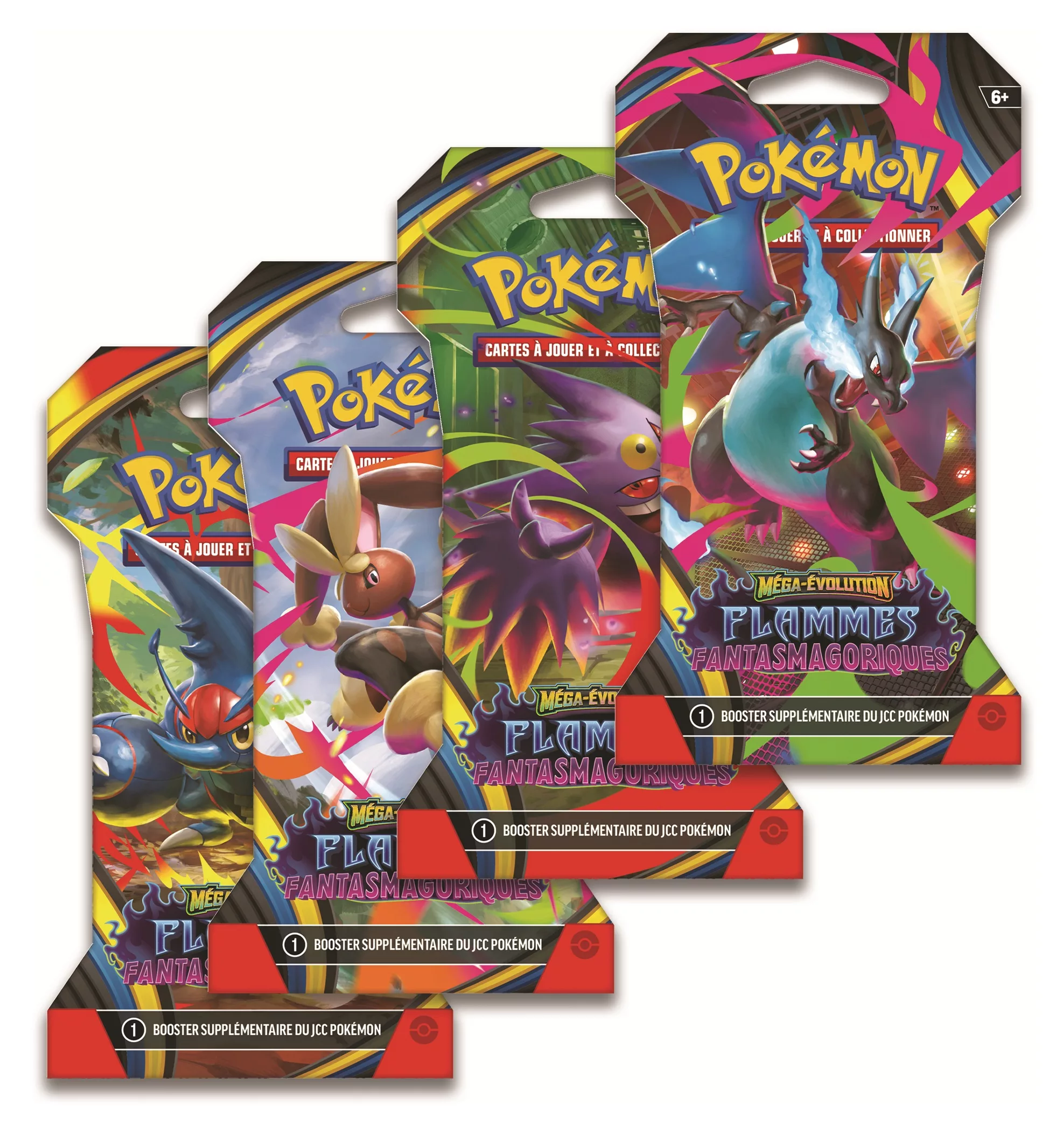 Pokémon – ME02 Méga-Évolution - Flammes Fantasmagoriques – Booster Blister