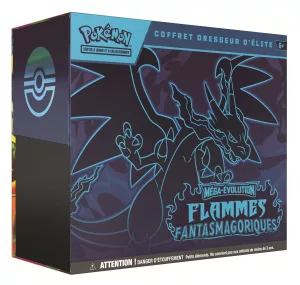 Pokémon – ME02 Méga-Évolution - Flammes Fantasmagoriques – Coffret Dresseur d’élite