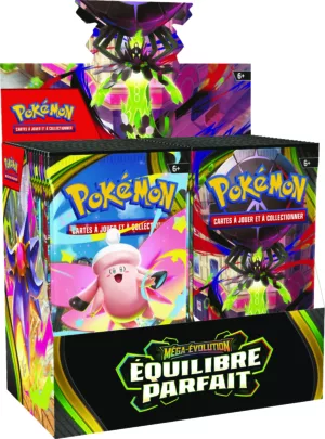 Pokémon – ME03 Méga-Évolution - Équilibre Parfait – Boîte de 36 Boosters