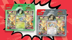 Pokémon – ME2.5 Méga-Évolution – Héros Transcendants – pack de 2 boosters