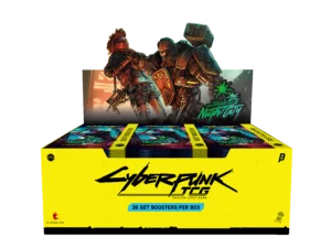 Cyberpunk TCG – BETA Welcome To Night City – Boîte de 36 Boosters