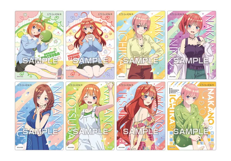The Quintessential Quintuplets – Clear Card Collection Gum Vol.5 (First Press Edition) – Boîte de 16 Boosters – Image 3