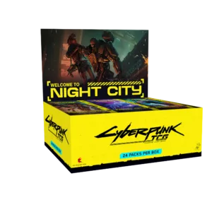 Cyberpunk TCG – Welcome To Night City – Boîte de 24 Boosters
