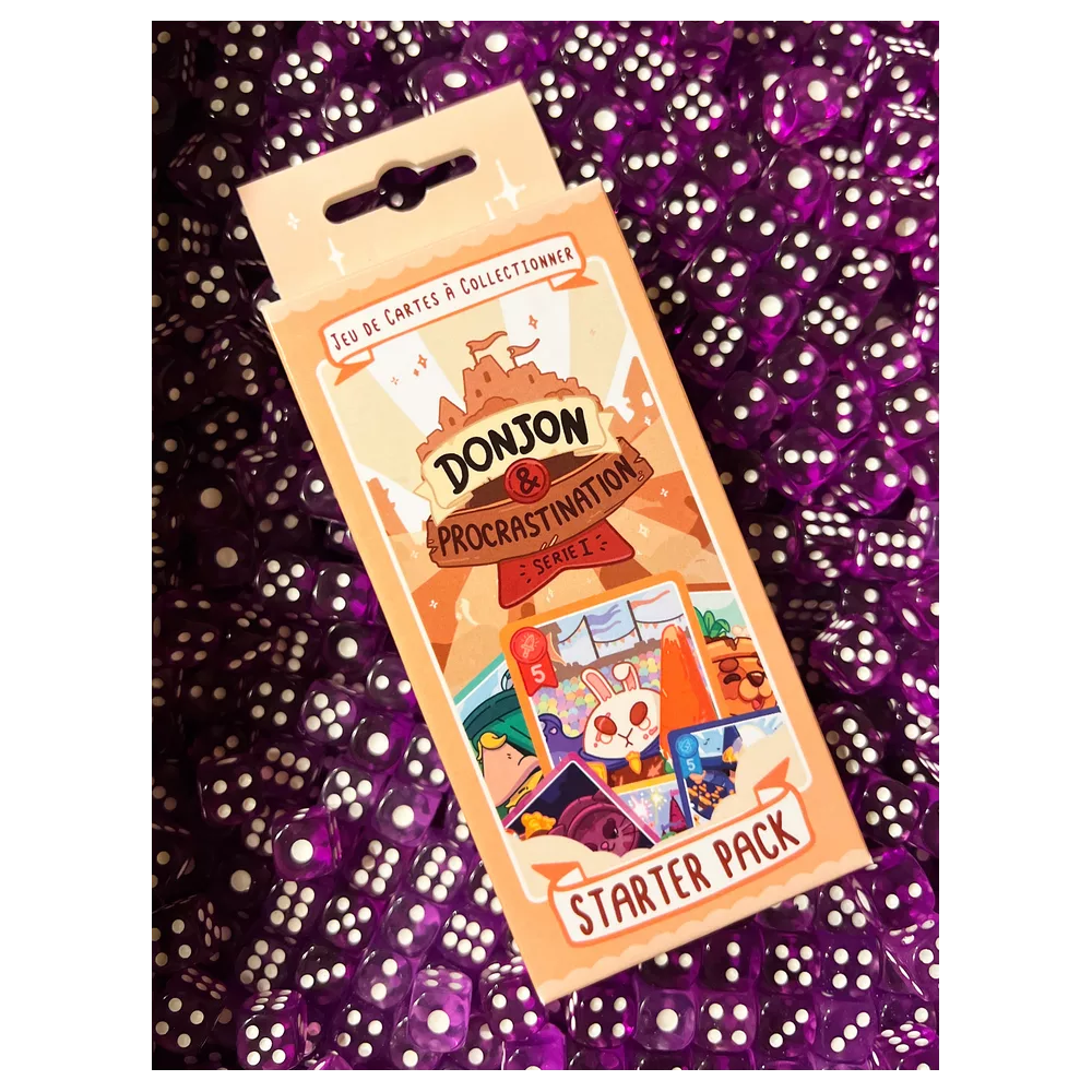 Donjon & Procrastination JCC – Serie I L’Aventure – Starter Pack 2 joueurs