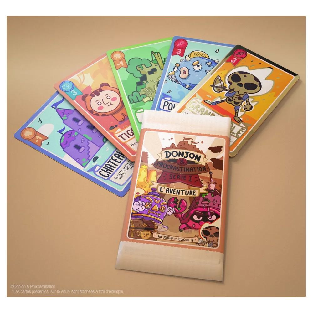 Donjon & Procrastination JCC – Serie I L’Aventure – Boîte de 28 Boosters – Image 2