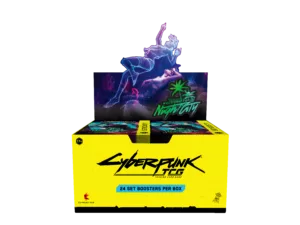 Cyberpunk TCG – Welcome To Night City – Boîte de 24 Boosters