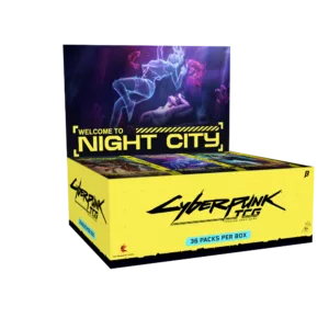 Cyberpunk TCG – BETA Welcome To Night City – Boîte de 36 Boosters