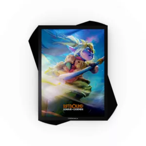 Riftbound: League of Legends TCG - Unleashed – Art Sleeves 100 Pack - Poppy, Keeper of the Hammer