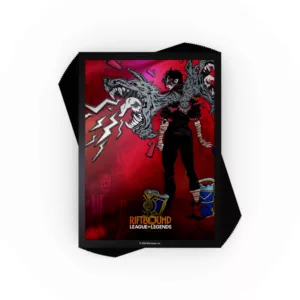 Riftbound: League of Legends TCG - Unleashed – Art Sleeves 100 Pack - Vi, Piltover Enforcer