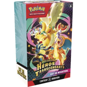 Pokémon – ME2.5 Méga-Évolution - Héros Transcendants – Lot de 6 boosters