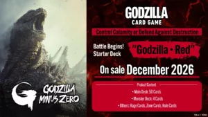 Godzilla Card Game - Battle Begins! Starter Deck - SD03 Godzilla・Red