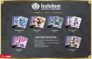 Ultra Pro – 105 Protège-Cartes APEX Standard – hololive OFFICIAL CARD GAME