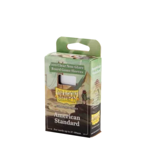 Dragon Shield Board Game Sleeves – American Standard Clear/Non-Glare