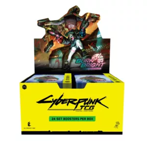 Cyberpunk TCG – Edgerunners: Burn Bright – Boîte de 24 Boosters
